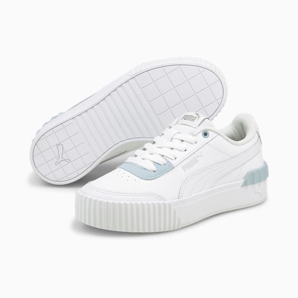 Carina Lift Sneakers Big Kids, Puma White-Blue Fog, extralarge