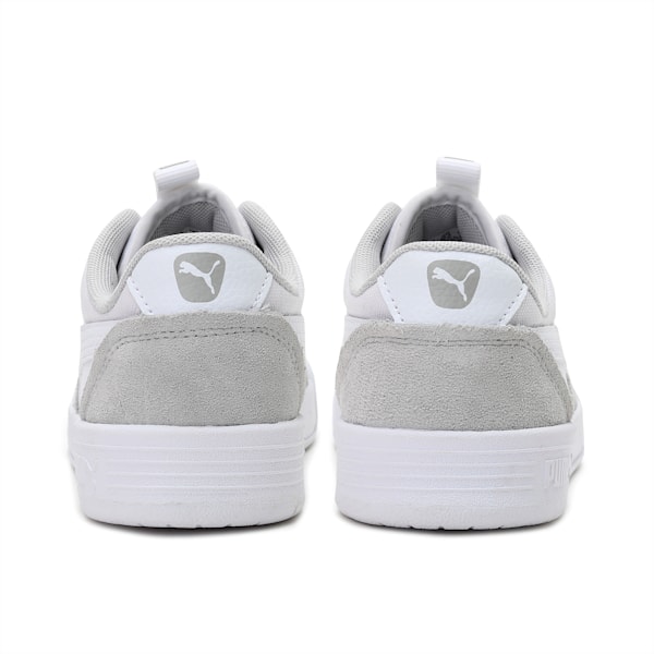 C-Skate Youth Shoes, Puma White-Puma White-Gray Violet, extralarge-IND
