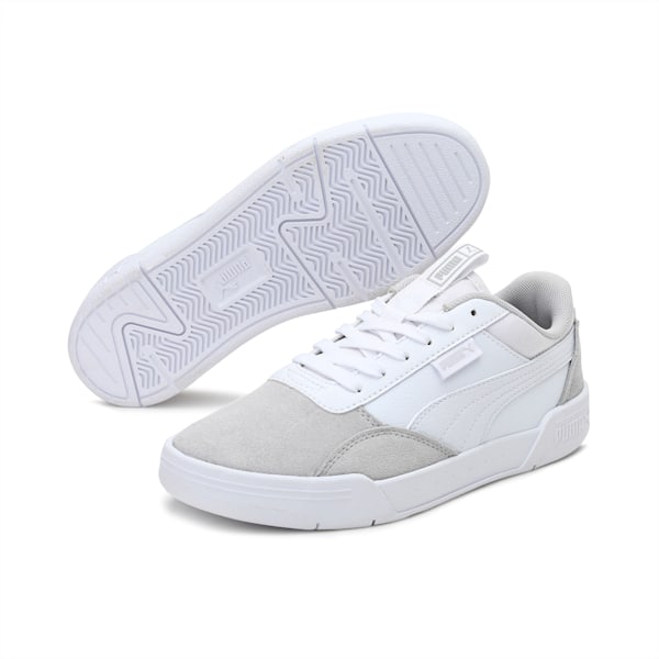 C-Skate Youth Shoes, Puma White-Puma White-Gray Violet, extralarge-IND