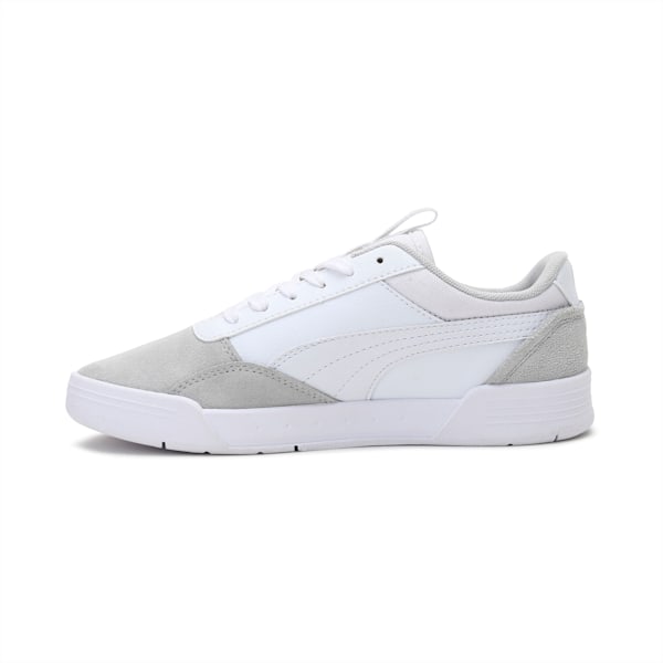 C-Skate Youth Shoes, Puma White-Puma White-Gray Violet, extralarge-IND