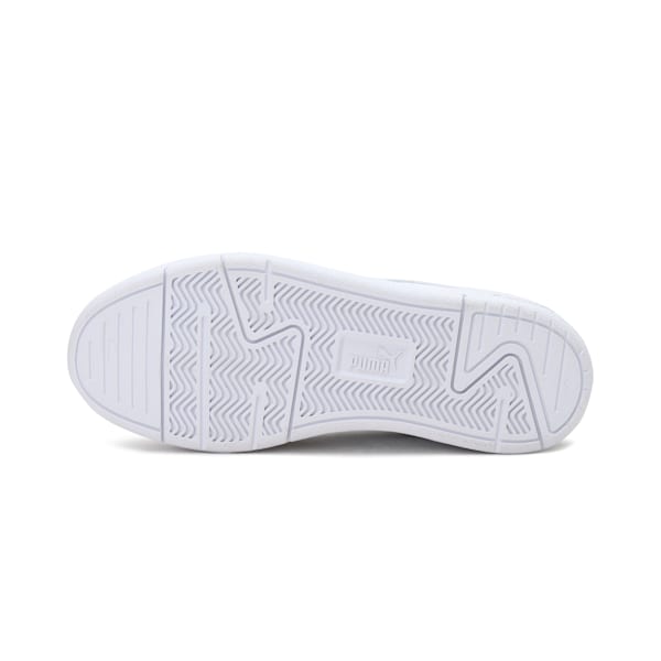 C-Skate Youth Shoes, Puma White-Puma White-Gray Violet, extralarge-IND