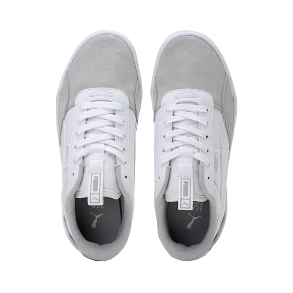C-Skate Youth Shoes, Puma White-Puma White-Gray Violet, extralarge-IND