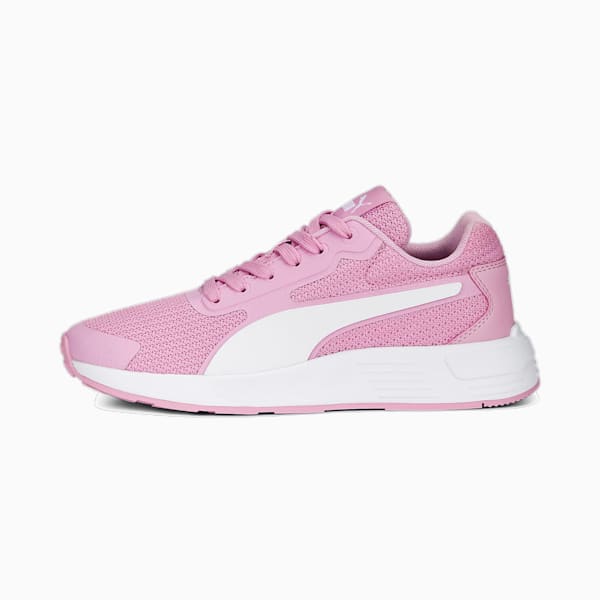 キッズ プーマ テイパー スニーカー 22-25cm, Lilac Chiffon-PUMA White, extralarge-JPN