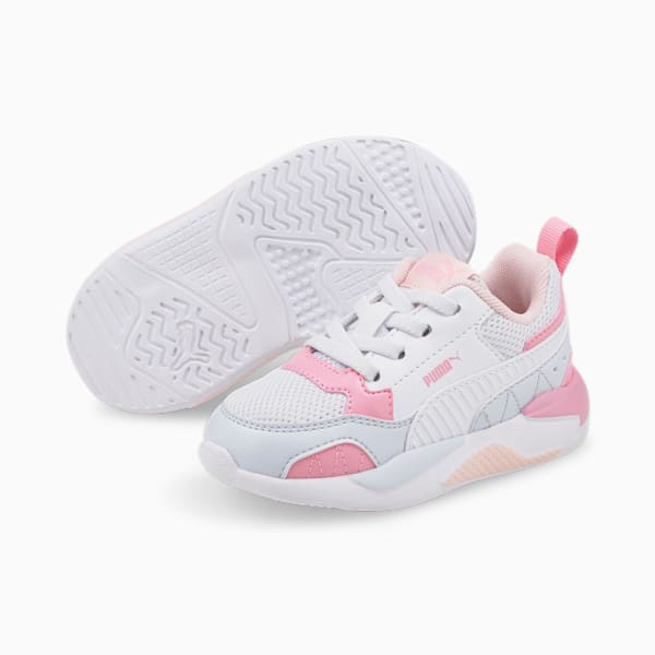 X-RAY 2 Square Toddler Shoes, Arctic Ice-Puma White-Chalk Pink-PRISM PINK, extralarge
