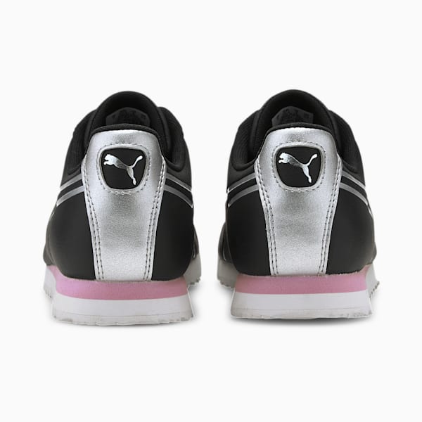 Roma Shine Sneakers JR, Puma Black-Puma Silver, extralarge