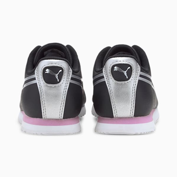 Roma Shine Little Kids' Shoes, Puma Black-Puma Silver, extralarge