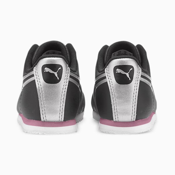 Roma Shine Toddler Shoes, Puma Black-Puma Silver, extralarge