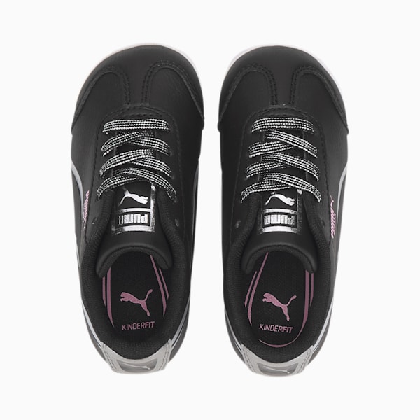 Roma Shine Toddler Shoes, Puma Black-Puma Silver, extralarge