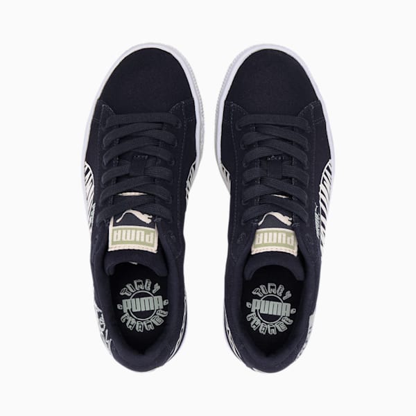 Puma black canvas sneakers top
