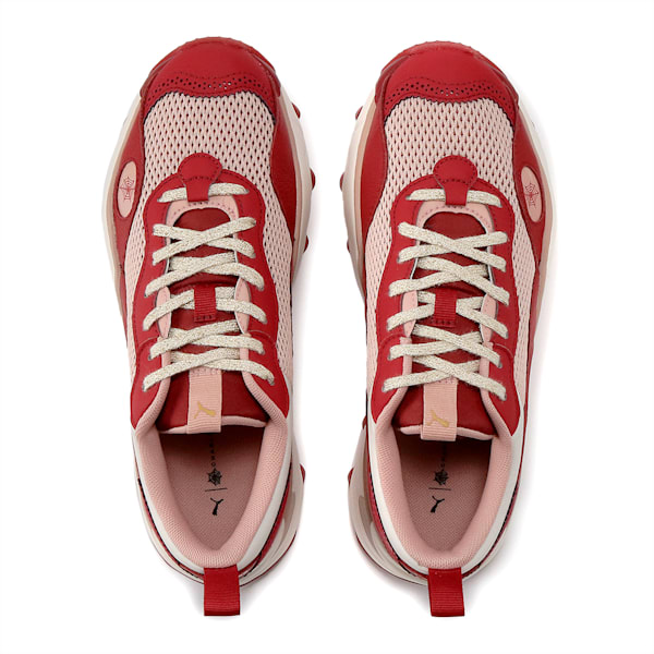 PUMA x CHARLOTTE OLYMPIA Pulsar Women's Sneakers, Red Dahlia-Red Dahlia-Whisper White, extralarge