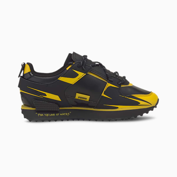 PUMA x CENTRAL SAINT MARTINS Mile Rider Women's Sneakers, Puma Black-Super Lemon, extralarge