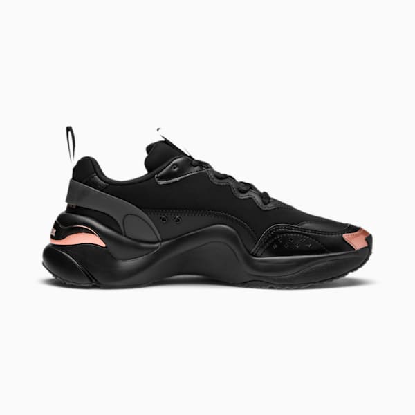 Rise Neoprene Women's Sneakers, Puma Black-Rose Gold, extralarge