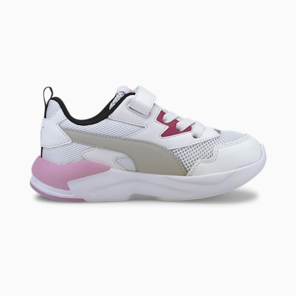 X-Ray Lite IMEVA Kids' Shoes, Puma White-Gray Violet-Glowing Pink-Puma Black-Puma Silver