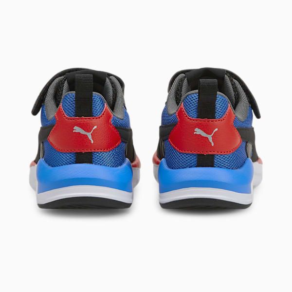 X-Ray Lite IMEVA Kids' Shoes, Puma Black-Puma Black-Nebulas Blue-Urban Red-Puma Silver, extralarge-IND