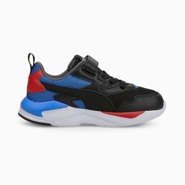 X-Ray Lite IMEVA Kids' Shoes, Puma Black-Puma Black-Nebulas Blue-Urban Red-Puma Silver, extralarge-IND