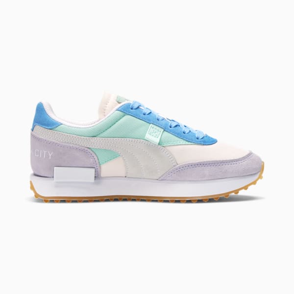 Future Rider NYC Women's Sneakers, Rosewater-Puma White-Purple Heather, extralarge