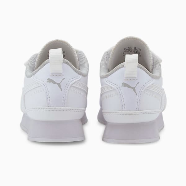 PUMA R78 Little Kids' Shoes, Puma White-Puma White-Gray Violet, extralarge