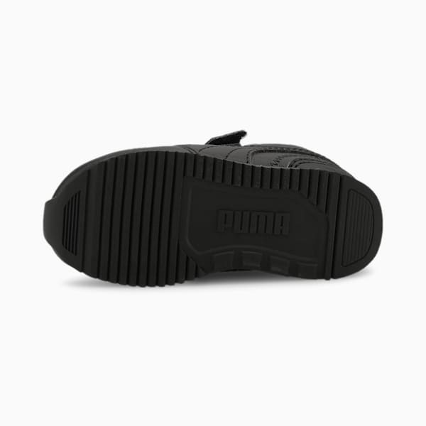 PUMA R78 Toddler Shoes, Puma Black-Puma Black-Gray Violet, extralarge