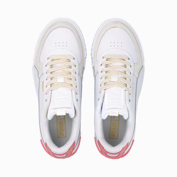 Cali Sport Fireworks Sneakers JR, Puma White-Sun Kissed Coral, extralarge