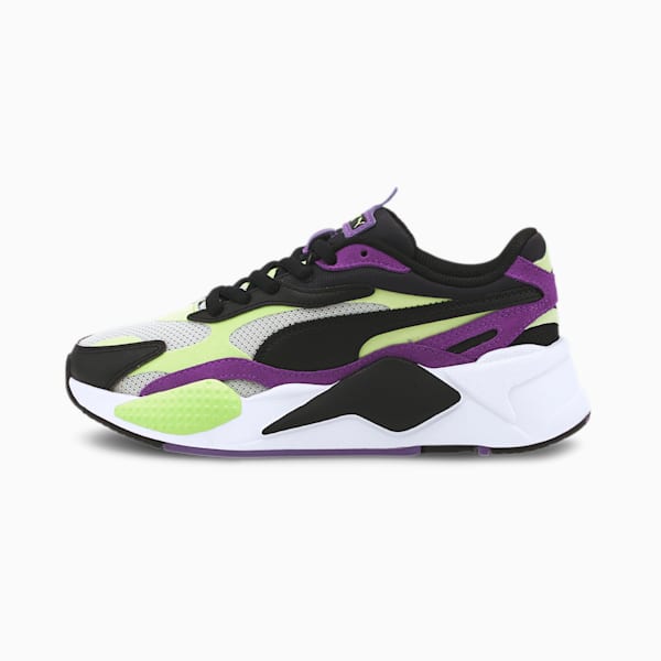 RS-X³ Bright Sneakers JR, Sharp Green-Ultra Violet-Puma Black, extralarge