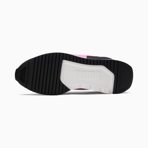PUMA R78 Women's Sneakers, Puma White-Electric Orchid-Puma Black, extralarge