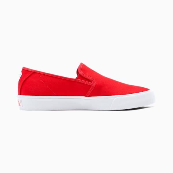 Bari Women's Slip-On Shoes, High Risk Red-Puma White, extralarge