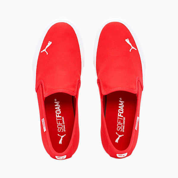 Red puma slip on shoes 2025