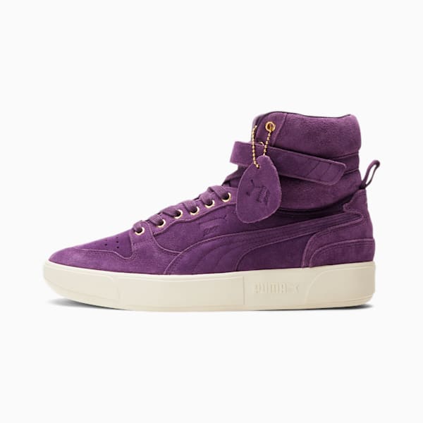 Purple puma high tops hotsell