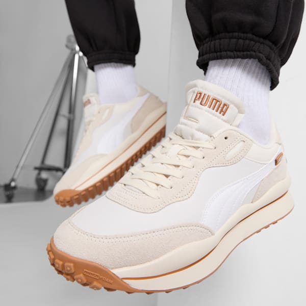 Puma Style Rider Play On SD Trainers Shoes Frosted Ivory White 11