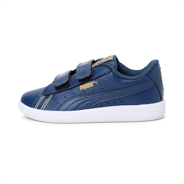 Basket Classic one8 Kid's Sneakers, Dark Denim-Puma Team Gold, extralarge-IND