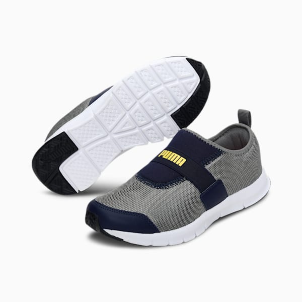 Flex Youth Sneakers, Peacoat-Super Lemon, extralarge-IND