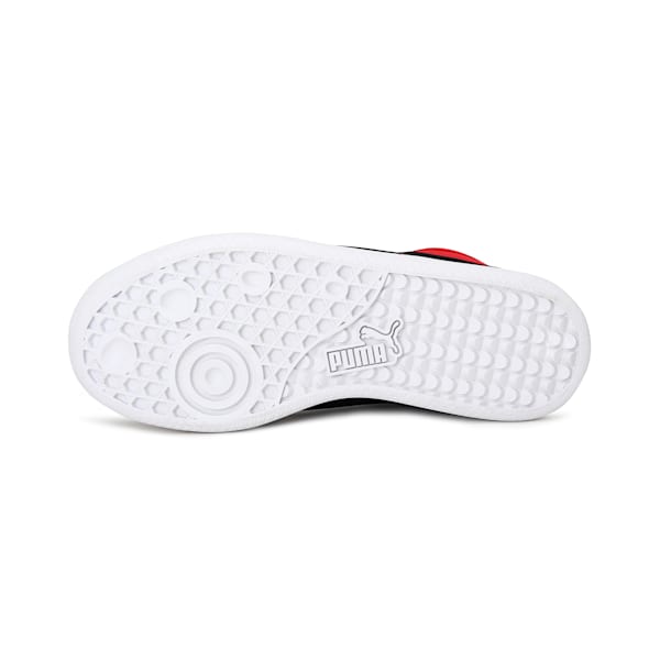 Lazy Knit Mid Youth Sneakers, Puma Black-High Risk Red, extralarge-IND