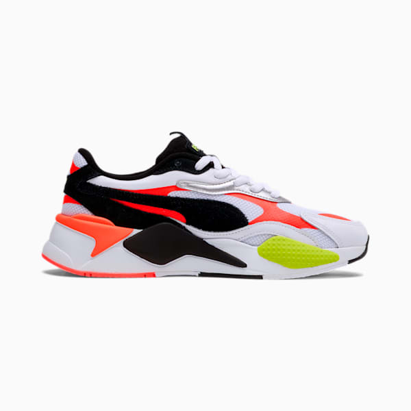 RS-X³ Lava Blast Sneakers, Puma White-Puma Black-Lava Blast, extralarge