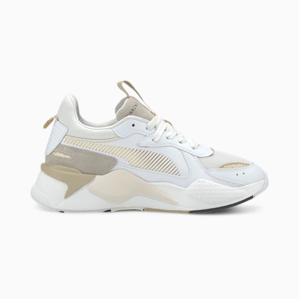 RS-X Mono Metal Women's Trainers, Puma White-Puma Team Gold, extralarge