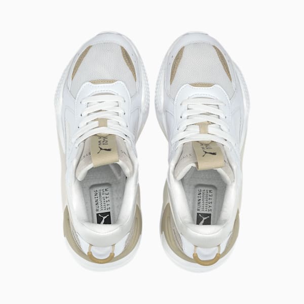 RS-X Mono Metal Women's Trainers, Puma White-Puma Team Gold, extralarge