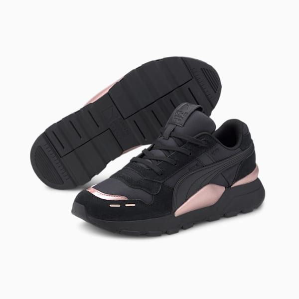RS 2.0 Mono Metal Women's Sneakers, Puma Black-Rose Gold, extralarge-IND