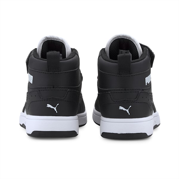 PUMA Rebound Joy Little Kids' Shoes, Puma Black-Puma Black-Puma White, extralarge