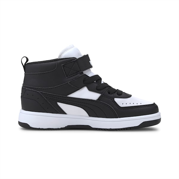 PUMA Rebound Joy Little Kids' Shoes, Puma Black-Puma Black-Puma White, extralarge