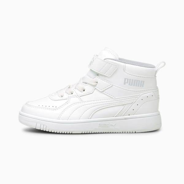 Rebound JOY SoftFoam+ Kids' Shoes, Puma White-Puma White-Limestone, extralarge-IND