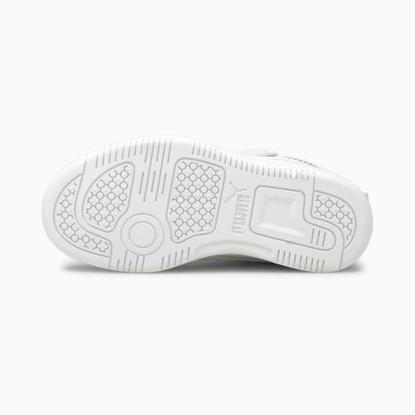 Rebound JOY SoftFoam+ Kids' Shoes, Puma White-Puma White-Limestone, extralarge-IND