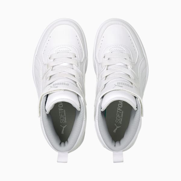 Rebound JOY SoftFoam+ Kids' Shoes, Puma White-Puma White-Limestone, extralarge-IND