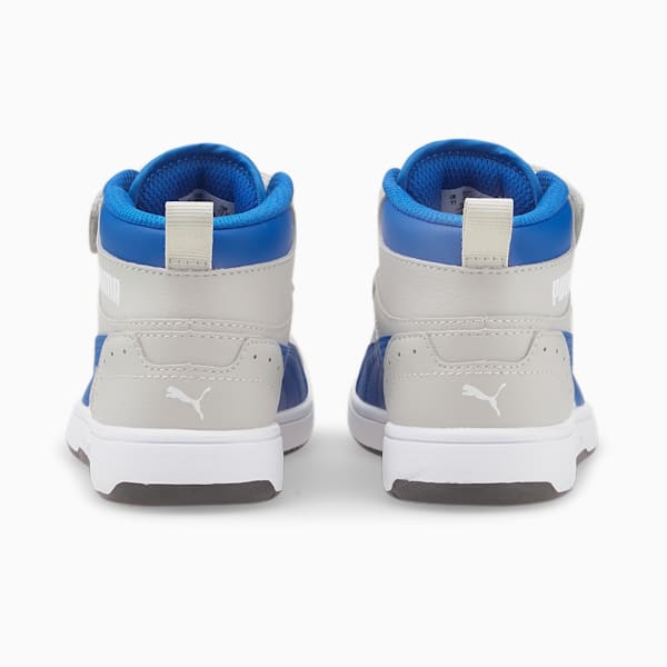 PUMA Rebound Joy Little Kids' Shoes, Gray Violet-Victoria Blue-Puma White, extralarge