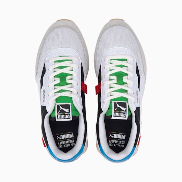 Future Rider WH Kids' Sneakers JR, Puma White-Puma Black, extralarge