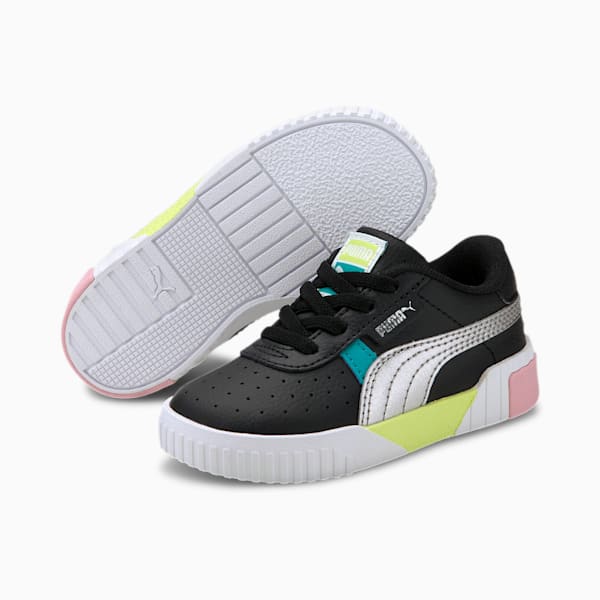 Cali Crazy Toddler Shoes, Puma Black-Viridian Green, extralarge