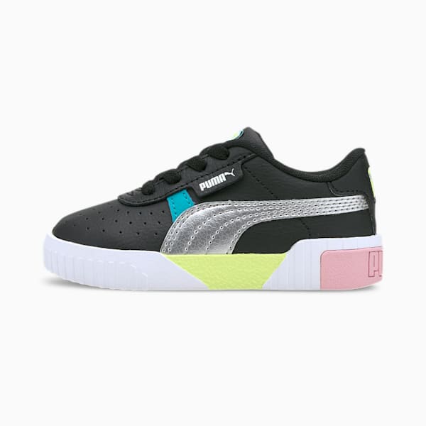 Cali Crazy Toddler Shoes, Puma Black-Viridian Green, extralarge