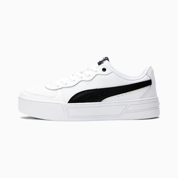 Skye Women's Sneakers, Puma White-Puma Black, extralarge