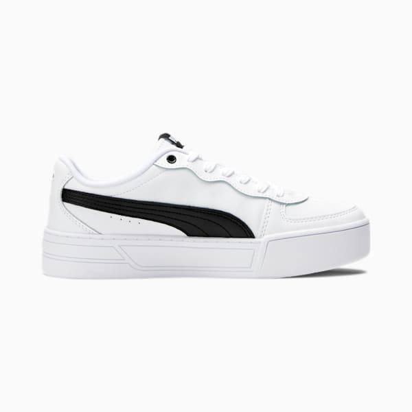 Skye Women's Sneakers, Puma White-Puma Black, extralarge