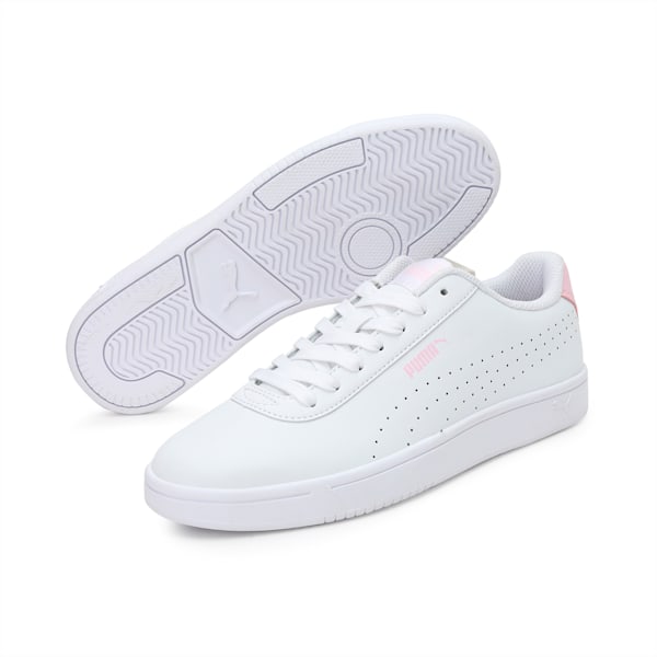Court Pure SoftFoam+ Sneakers, Puma White-Puma White-Pink Lady, extralarge-IND