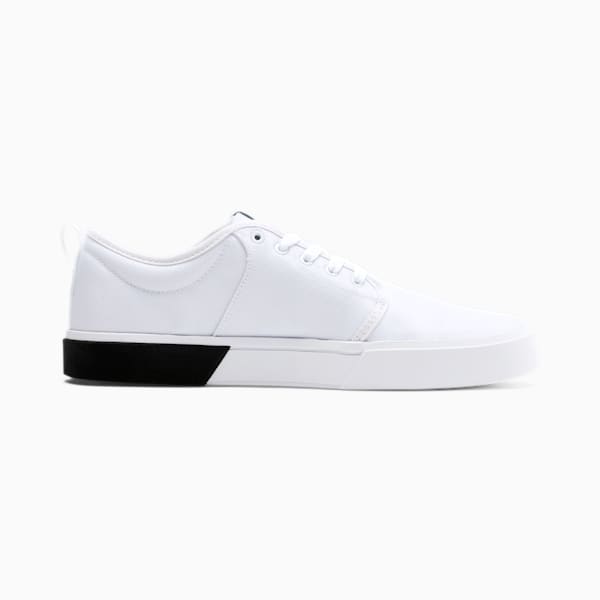 El Rey II Men's Slip-On Shoes, Puma White-Puma Black, extralarge