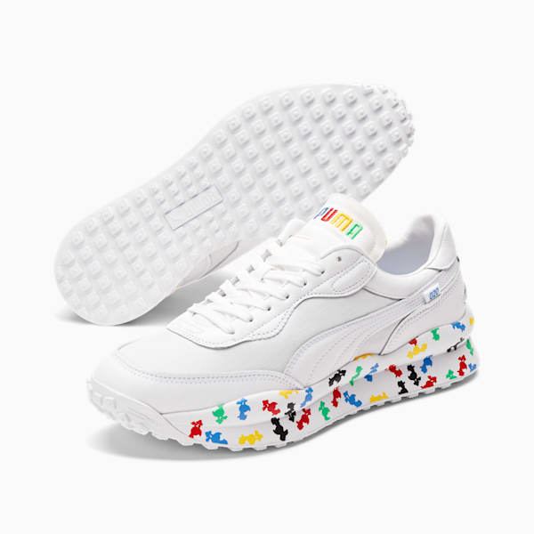 White puma shoes outfit store